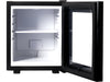 Corby Eton 20L Glass Door Minibar in Black - UK Plug