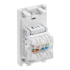 BG Nexus White EMRJ45C6W CAT6 RJ45 Outlet Euro Module IDC Data Socket Ethernet