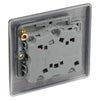 BG Nexus Antique Brass 10A Triple Pole Fan Isolator Switch NAB15 with 35mm Steel Back Box