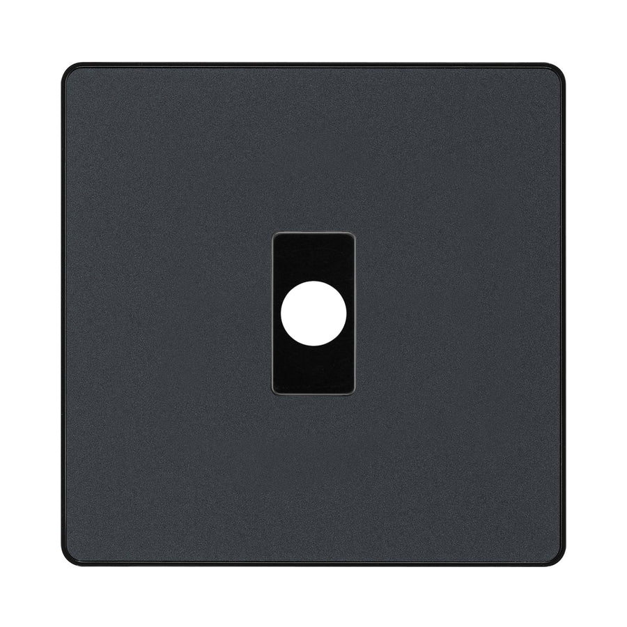 BG Evolve Matt Grey Flex Outlet Socket Black Insert PCDMGFLEXB – The ...