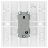 BG 814 Moulded Round Edge | White | 1 Gang 10AX 1 Way Bell Push Plate Switch