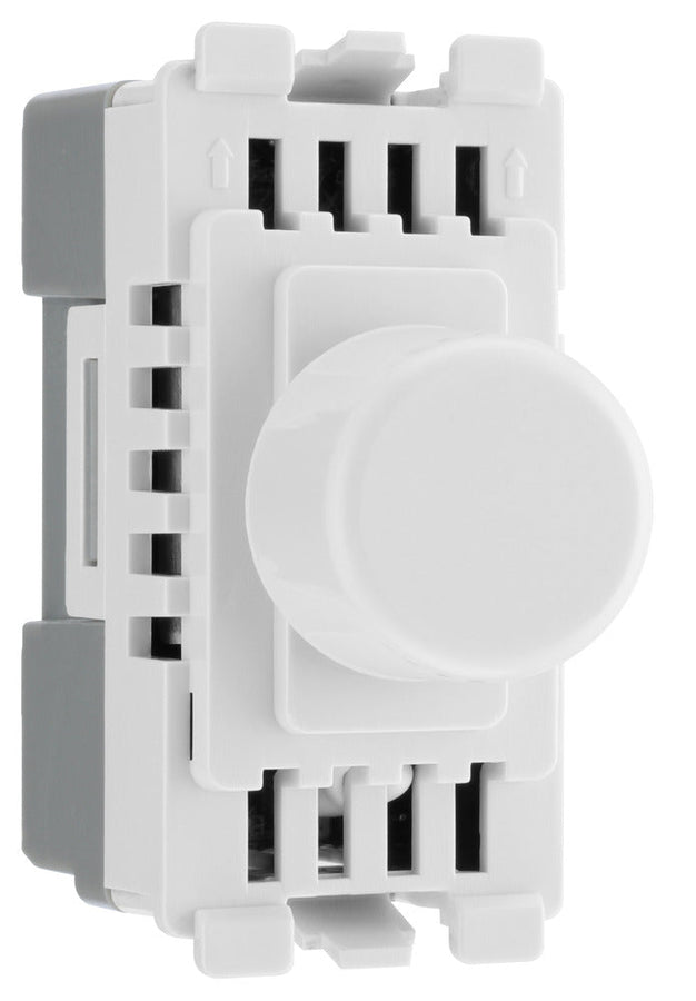 BG RDLT Nexus Grid 2-Way Intelligent Dual Mode Dimmer Module - White