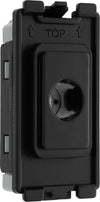 BG RPCDBFLEX Evolve Grid Black 10mm Flex Outlet Module