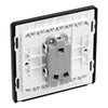 BG Evolve Matt Grey 1 Gang 20A 16AX 2 Way Light Switch PCDMG12B with 35mm Steel Back Box