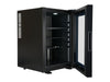 Corby Eton 40L Glass Minibar in Black with Black interior - UK Plug