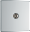  FPC60 Front - This single coaxial socket from British General can be used for TV or FM aerial connections.