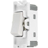 BG R12 Nexus Grid White 20A 20AX 2 Way 1 Pole Switch Module