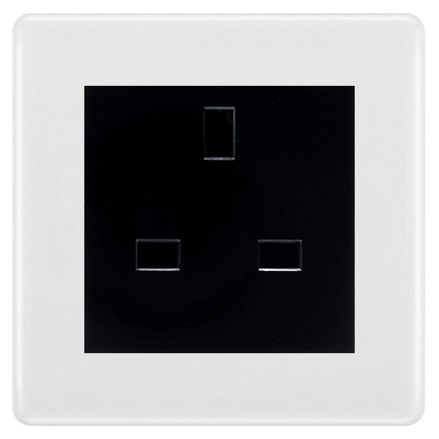 BG Nexus White Moulded 13A Unswitched Socket NWMUSSB