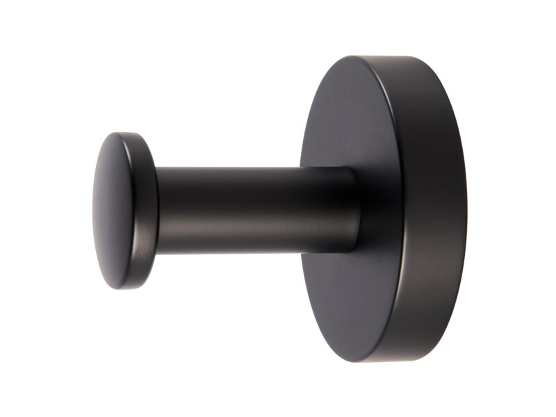 Corby Harrogate Single Clothes Hook in Black