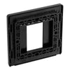 BG Evolve Matt Black 20AX 2 Way Emergency Lighting Test Key Switch - Key Included - Black Insert