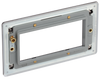 FBNEMR4 Back - The Euro Module range from British General combines plates and interchangeable modules so you can configure your own bespoke switches and sockets.