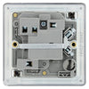 BG Screwless Black Nickel 13A Switched Spur + Neon FBN52 with 35mm Steel Back Box