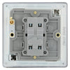 BG Screwless Black Nickel 20A 16AX Intermediate Light Switch FBN13 with 25mm Steel Back Box