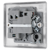 NBS53 Back - This 13A fused and switched connection unit with power indicator from British General provides an outlet from the mains containing the fuse ideal for spur circuits and hardwired appliances.