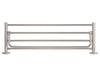 Corby Harrogate Towel Rail with Shelf in Polished Steel
