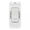 BG RRBLW White 20A DP Appliance Grid Switch Labelled Boiler