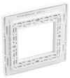 PCDBSEMS2W Back - The Euro Module range from British General combines plates and interchangeable modules so you can configure your own bespoke switches and sockets.