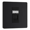 BG Evolve Matt Black RJ45 Cat6 Single Data Outlet PCDMBRJ451B with 35mm Steel Back Box
