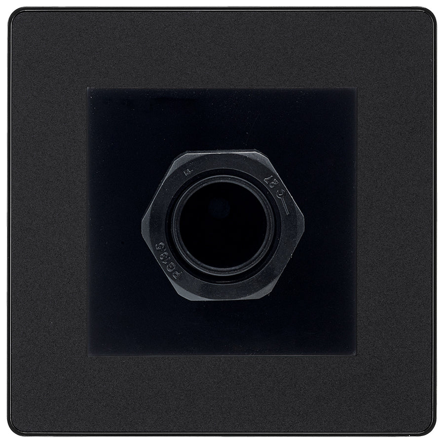 BG Evolve Matt Grey 45A Flex Outlet Euro Module | Black Insert