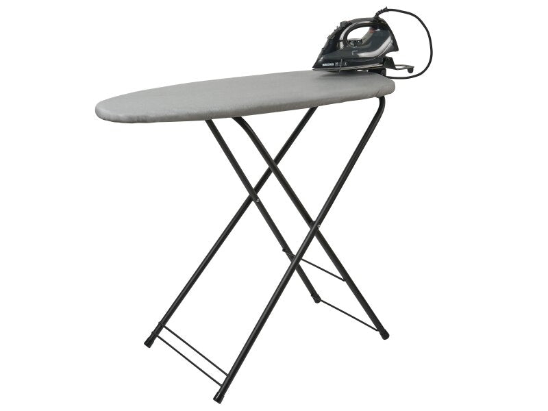 Corby Berkshire Ironing Centre in Light Grey with Sherwood 2000W Steam Iron - UK Plug