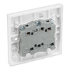 BG 915 Moulded Square Edge | White | 1 Gang 10AX 3 Pole Fan Isolator Switch