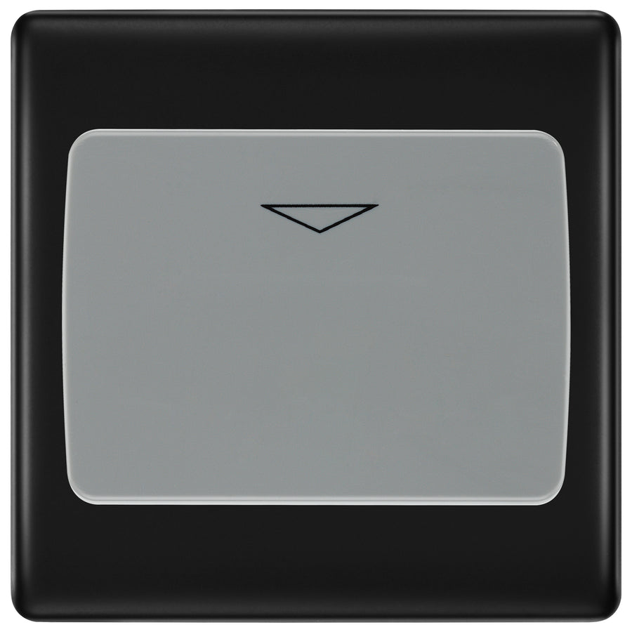 BG Nexus Matt Black Key Card Switch NFBKYCSG