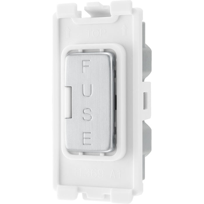 BG RBSFUSE Nexus Grid Brushed Steel 13A Fuse Holder Module– The ...