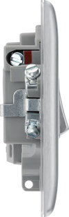 NBS50 Side - This switched and fused 13A connection unit from British General provides an outlet from the mains containing the fuse and is ideal for spur circuits and hardwired appliances.