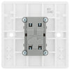BG 813 Moulded Round Edge | White | 1 Gang 10AX Intermediate Plate Switch