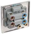 NBI74 Back - This 45A single switch for cookers from British General is double poled for safety and has a flush power indicator.