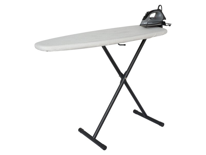 Corby Oxford Ironing Centre in Light Grey with Sherwood 1200W Steam Iron - UK Plug