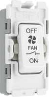 BG RPCDW15 Evolve Grid White 10A 3 Pole Fan Isolator Switch Module