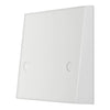 BG 979 Moulded Square Edge | White | 1 Gang 45A Bottom Entry Flex Outlet Plate