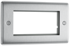 NBSEMR4 Front - The Euro Module range from British General combines plates and interchangeable modules so you can configure your own bespoke switches and sockets.