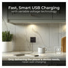 BG FBN21UAC18B Nexus Screwless Flatplate | Black Nickel | 1 Gang 13A 1 Pole 1x USB-A 1x USB-C | Switched Single Socket