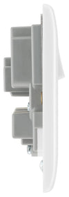 BG 822DPOB Moulded Round Edge | White | 13A DP Double Socket + Outboard Rockers