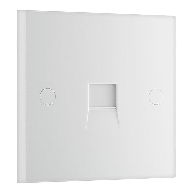 BG 9BTM/1 Moulded Square Edge | White | 1 Gang Screw Terminal Master Telephone Socket