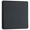 BG Evolve Matt Grey 1 Gang 2-Way 20A Edge to Edge Rocker Light Switch | PCDMG12EB