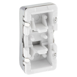 BG RRWMBS Brushed Steel 20 Amp Double Pole Appliance Grid Switch Labelled Washing Machine