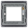 BG Nexus Matt Black 45W USB Wall Socket Euro Module USB-A & C - Black Insert