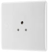 BG 828 Moulded Round Edge | White | 1 Gang 2A Unswitched Round Pin Socket