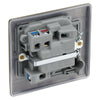 BG Nexus Antique Brass 13A Neon Switched Fused Connection Unit NAB52 with 35mm Steel Back Box