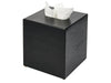Corby Buxton Cube Tissue Box Cover in Black BUSA Bamboo