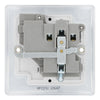 BG Nexus Metal Polished Chrome 13A Single Switched Socket NPC21W with 35mm Steel Back Box