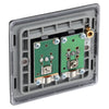 BG Nexus Matt Black Double 1x TV 1x FM Diplex Socket NFB66 with 35mm Steel Back Box