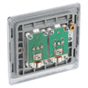 BG Nexus Polished Chrome 2 Gang 1x TV 1x FM Diplex Socket Outlet NPC66 with 35mm Steel Back Box