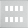 RFBS8 Front - The Grid modular range from British General allows you to build your own module configuration with a variety of combinations and finishes.