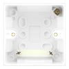 BG 977 Moulded Square Edge | White | 45mm | 1 Gang Surface Box