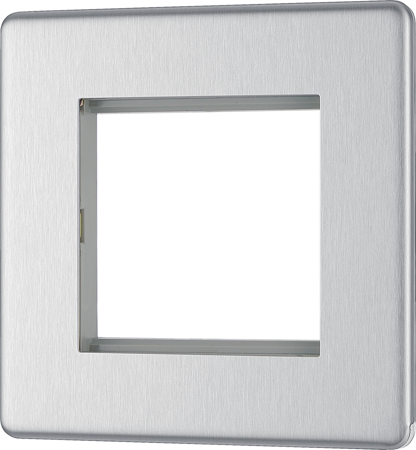 Metal Module Front Side BG Electrical FBSEMS2 Euro Module Screwless Flat-Plate 2 ...– The ...