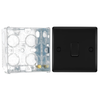 BG Nexus Matt Black 20A 16AX Intermediate Light Switch NFB13 with 35mm Steel Back Box